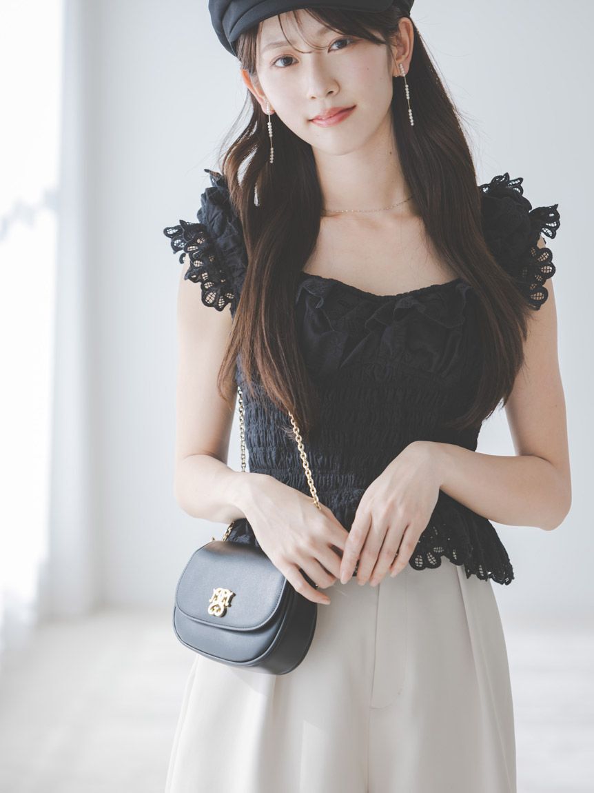 SNIDEL「コットンシャーリングブラウス」|シャツ・ブラウス|