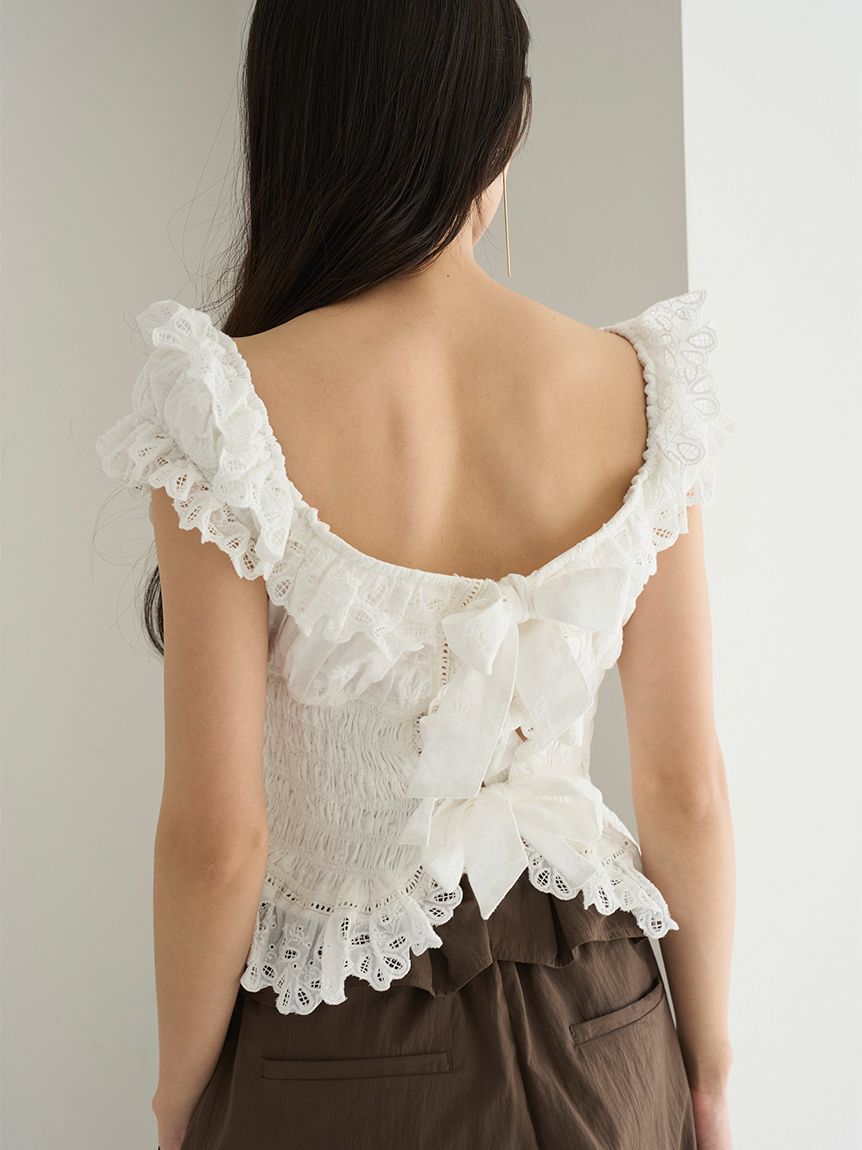 SNIDEL「コットンシャーリングブラウス」|シャツ・ブラウス|