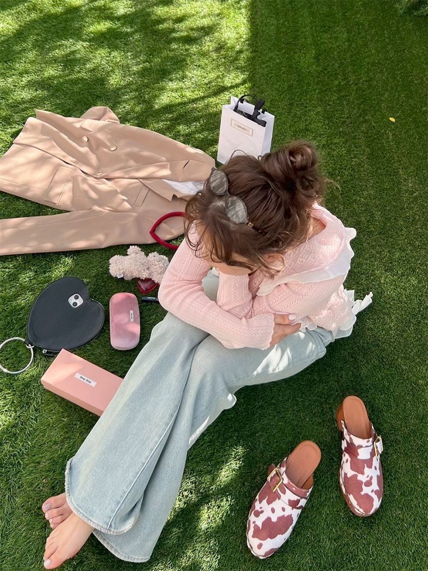 LILY BROWN「【限定カラー】ボリュームフリルニットトップス」|ニット・セーター|