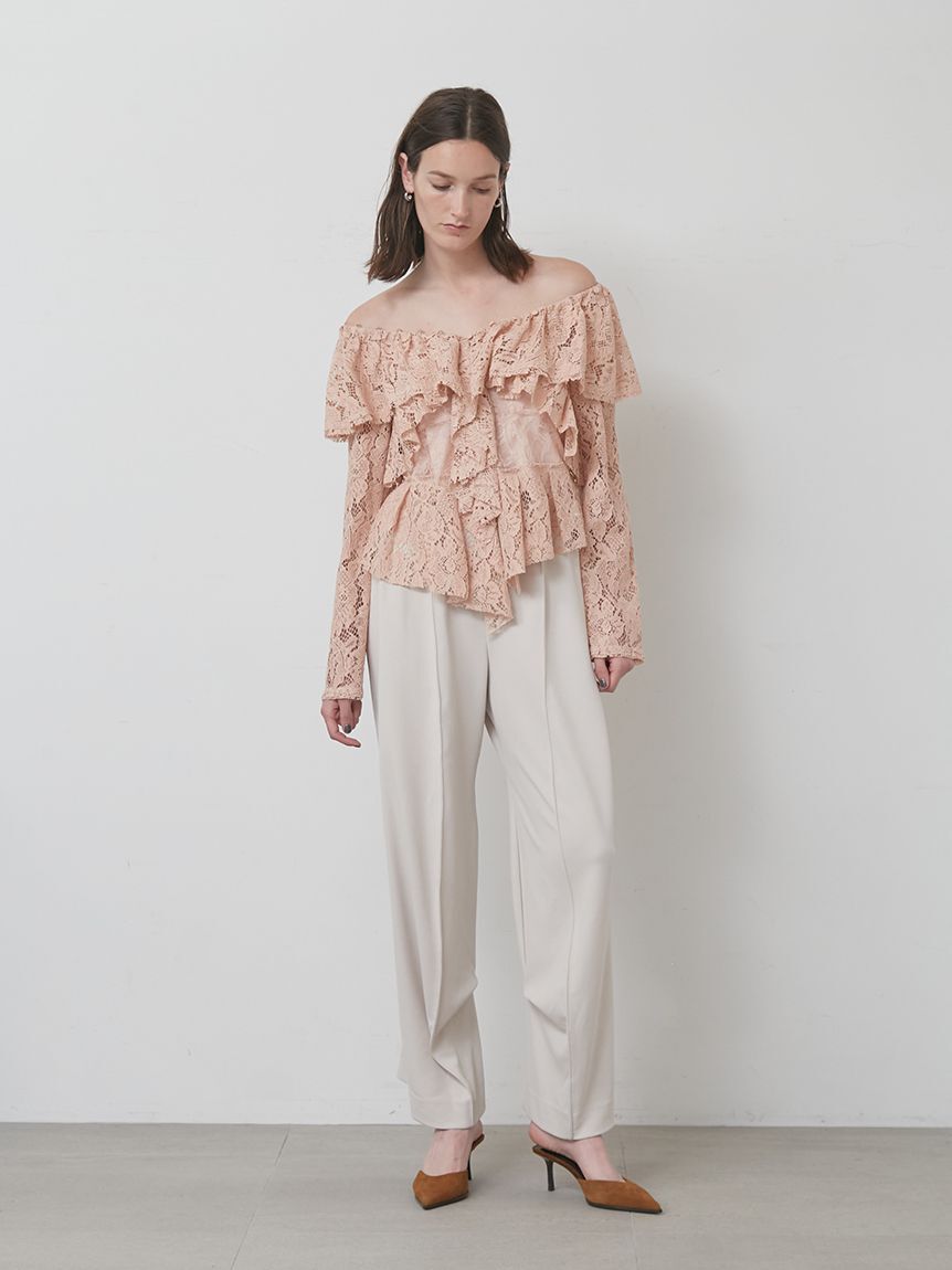 styling/「【セットアップ対応】ジョーゼットドレープパンツ」|その他|