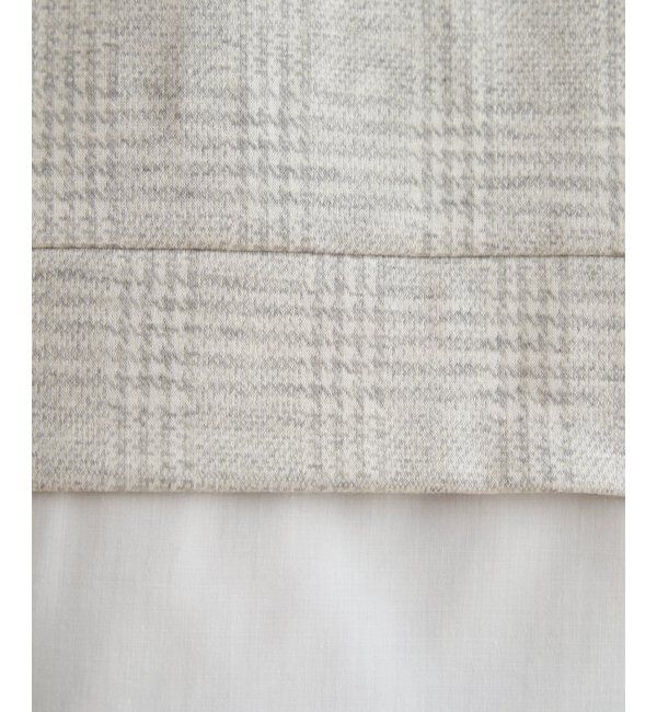 ikka「サイドリボン裾レイヤードプルオーバー」|その他|