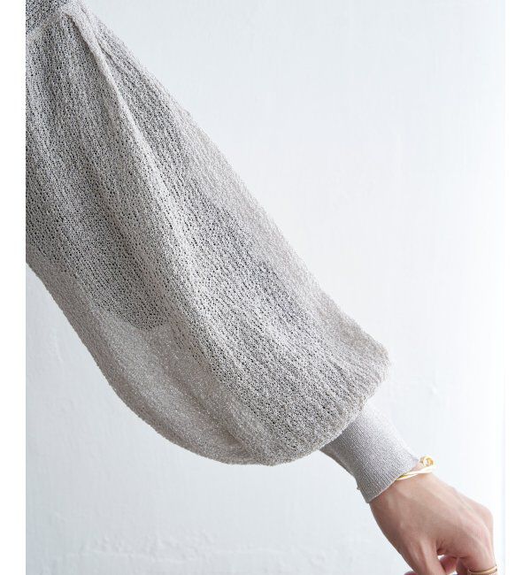 ikka「Vネックラメニットカーディガン」|その他|