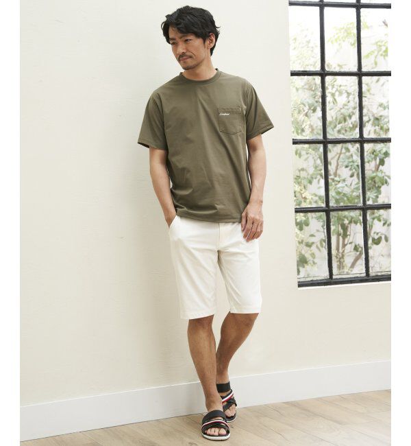 ikka「速乾COOLポケットプリントTシャツ」|Tシャツ・カットソー|