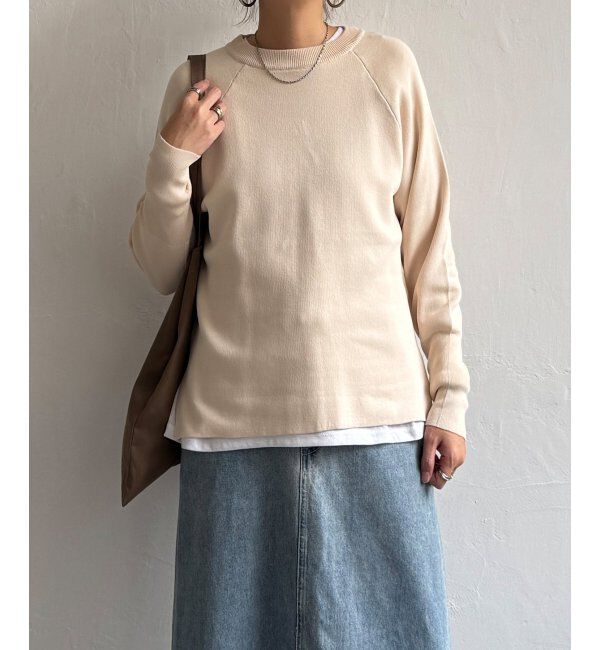 Lbc with Life「ラグランニットプルオーバー」|カーディガン|