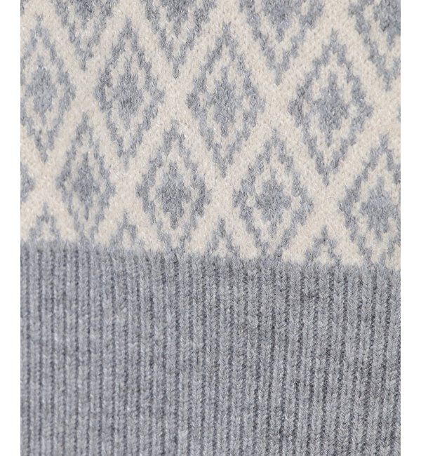 Lbc with Life「レトロジャカードニットベスト」|ニット・セーター|