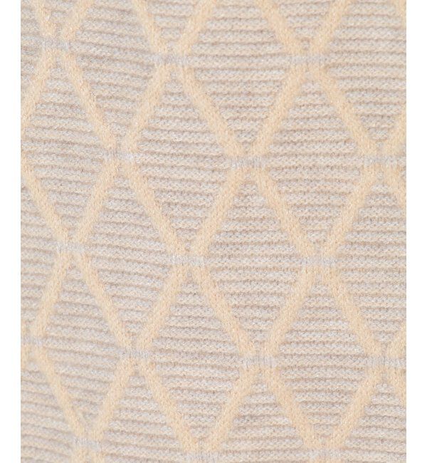 Lbc with Life「レトロジャカードニットベスト」|ニット・セーター|