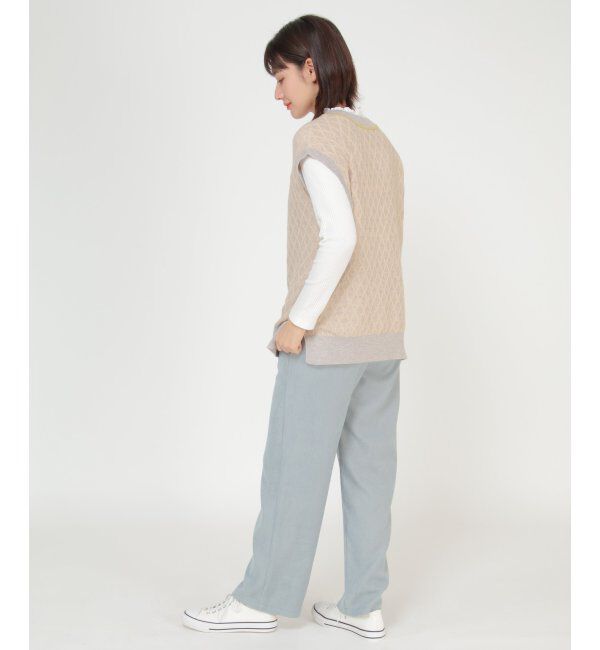 Lbc with Life「レトロジャカードニットベスト」|ニット・セーター|