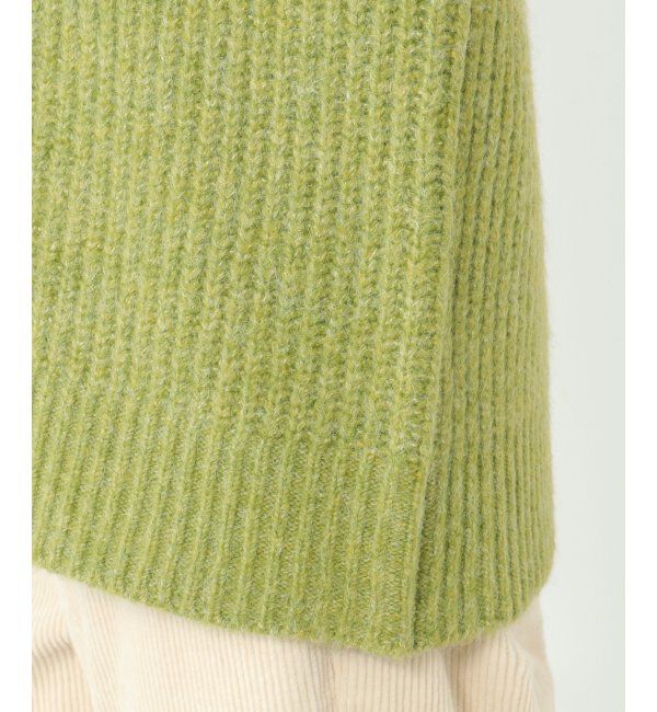 Lbc with Life「畦Vネックカラーカディガン」|カーディガン|