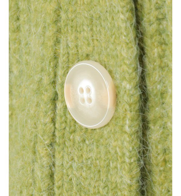 Lbc with Life「畦Vネックカラーカディガン」|カーディガン|