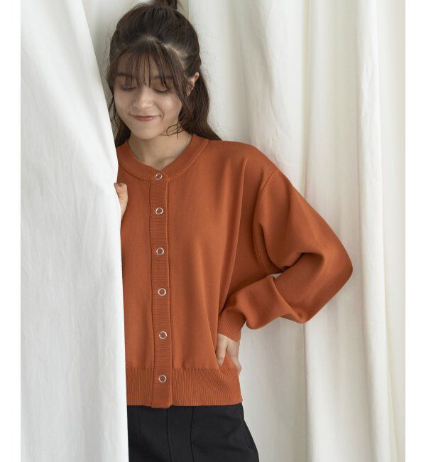 Lbc with Life「スナップボタンカーディガン」|カーディガン|