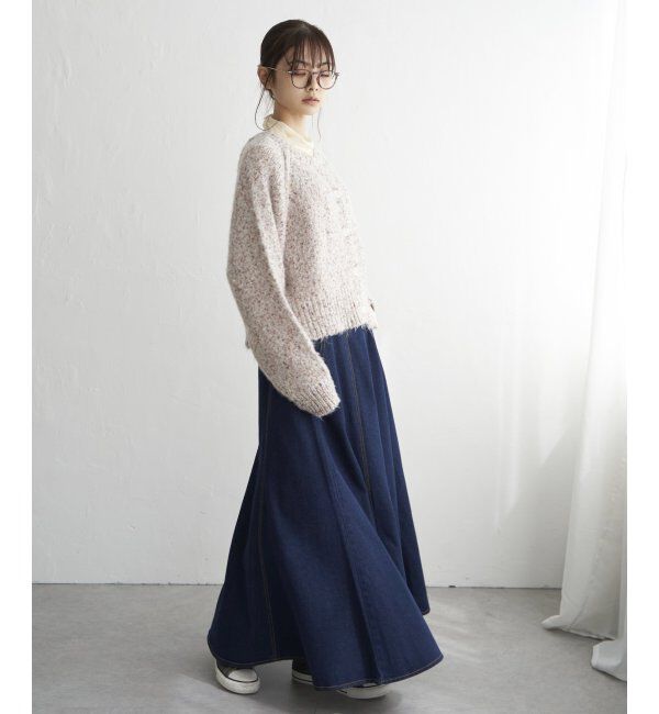 Lbc with Life「ラメMIX2WAYプルオーバー」|カーディガン|