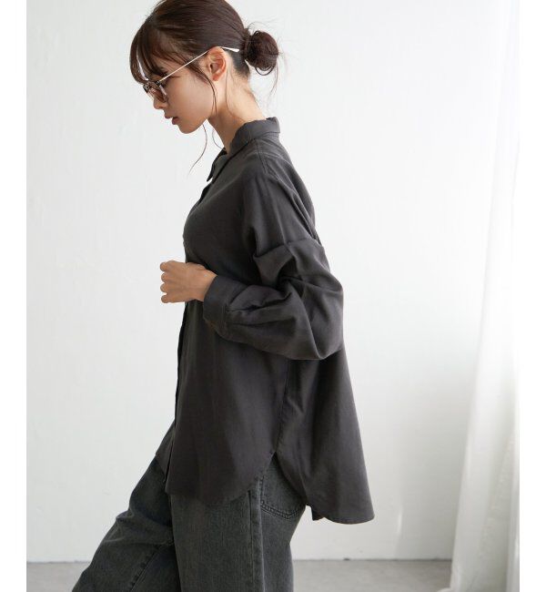 Lbc with Life「コットンRミニダブルボタンシャツ」|シャツ・ブラウス|