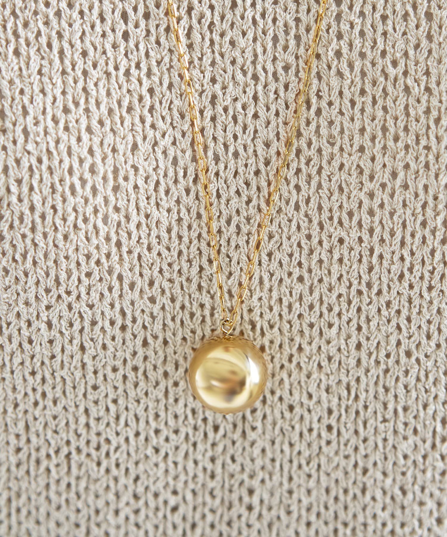 STYLE DELI「メタルボールロングネックレス」|ネックレス|ゴールド