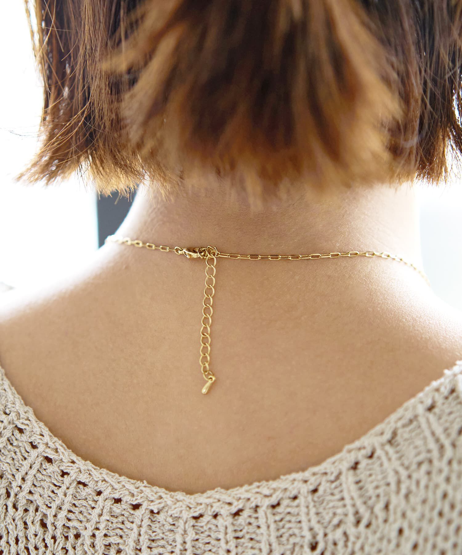 STYLE DELI「メタルボールロングネックレス」|ネックレス|