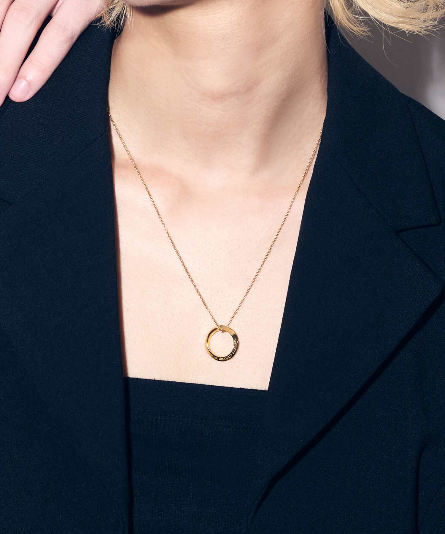 JUPITER「リングペアネックレス　ゴールド」|ネックレス|