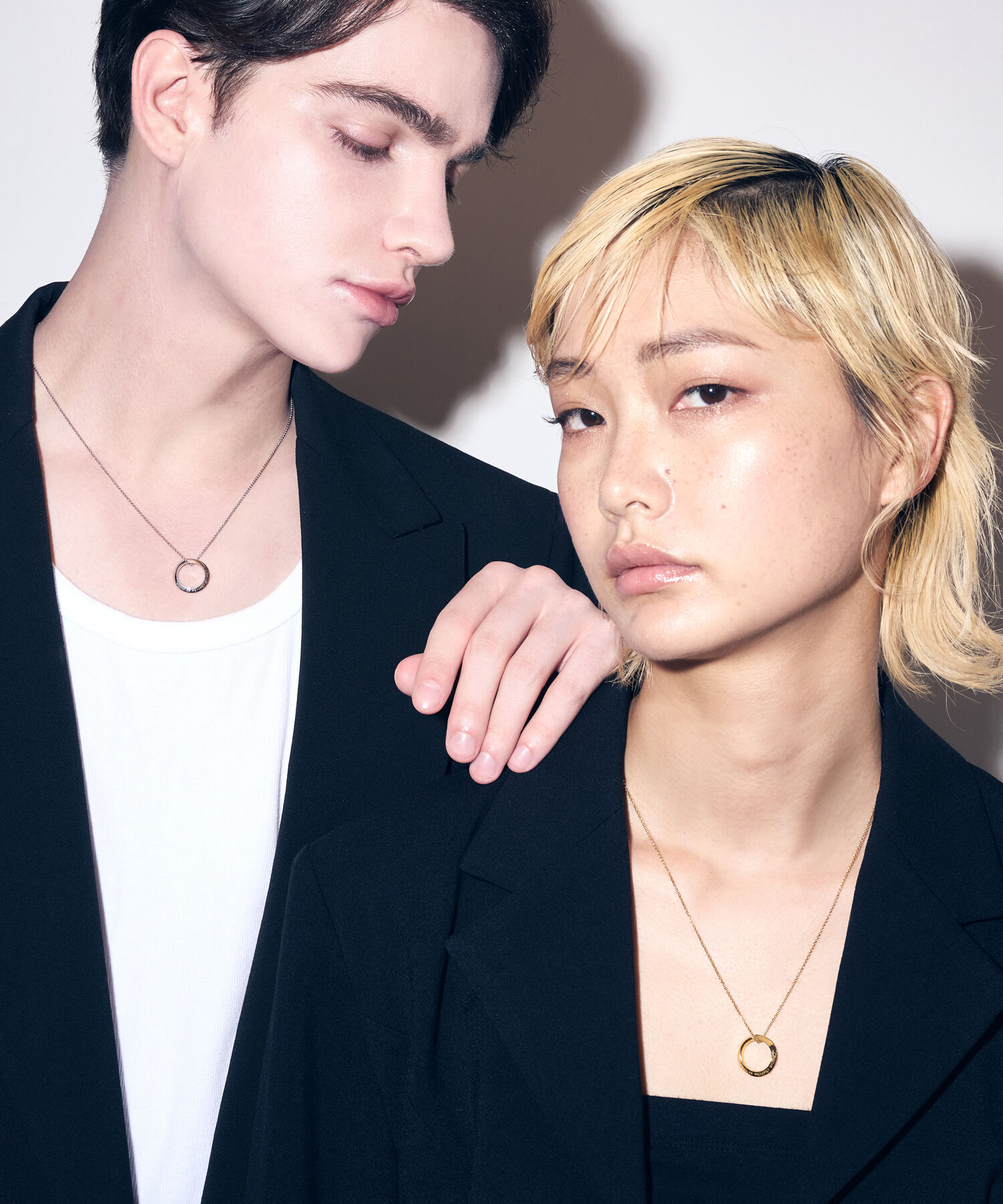 JUPITER「リングペアネックレス　ゴールド」|ネックレス|