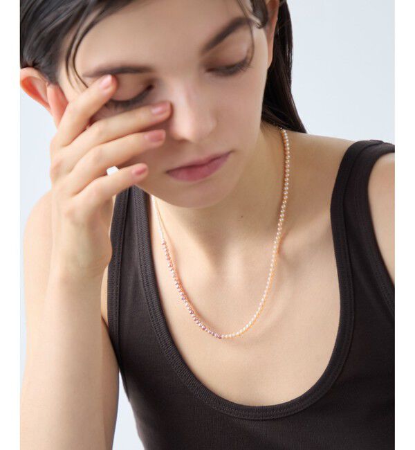 ete「[デイアップ] パール ネックレス」|ネックレス|