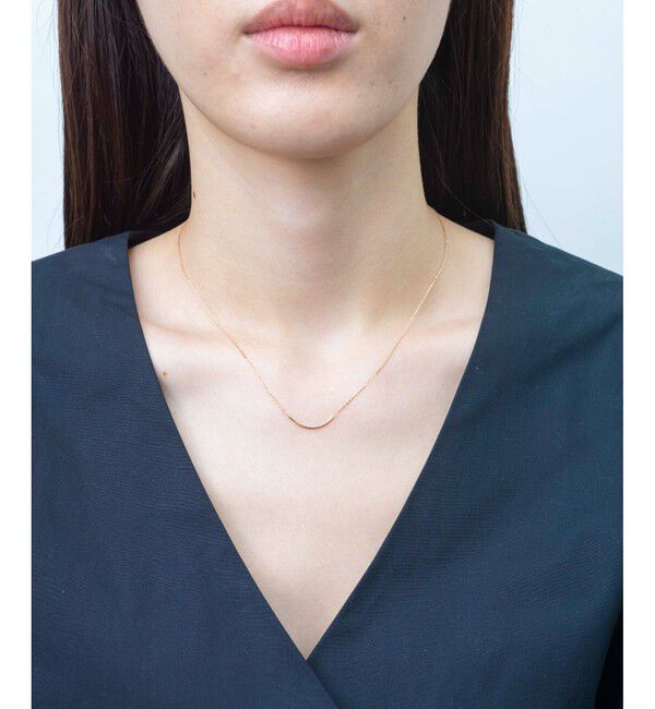 Jouete「K10YG レイヤーネックレス」|ネックレス|