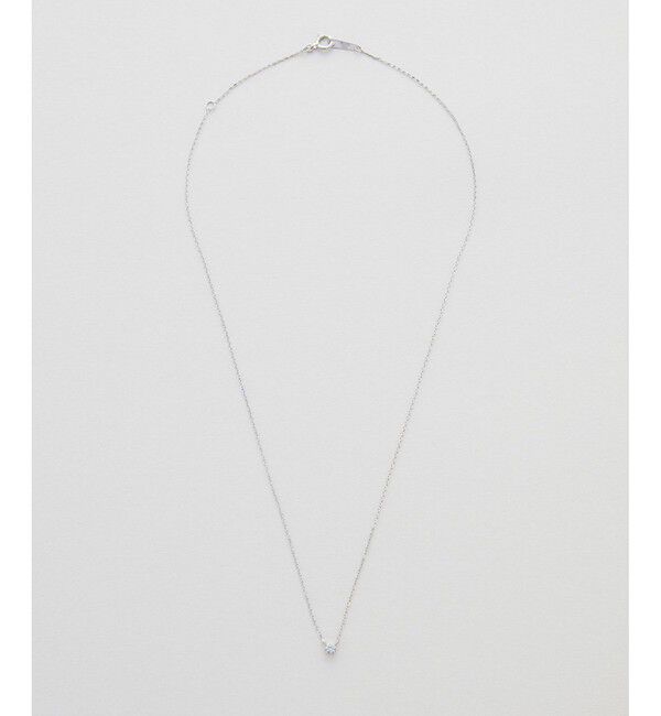 Jouete「K18WG ダイヤモンド ネックレス」|ネックレス|