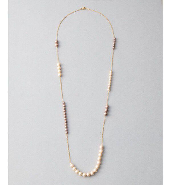 Jouete「ロング ネックレス カラーパール」|ネックレス|