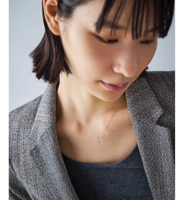 Jouete「[レイヤー] K10YG ネックレス スクエア」|ネックレス|