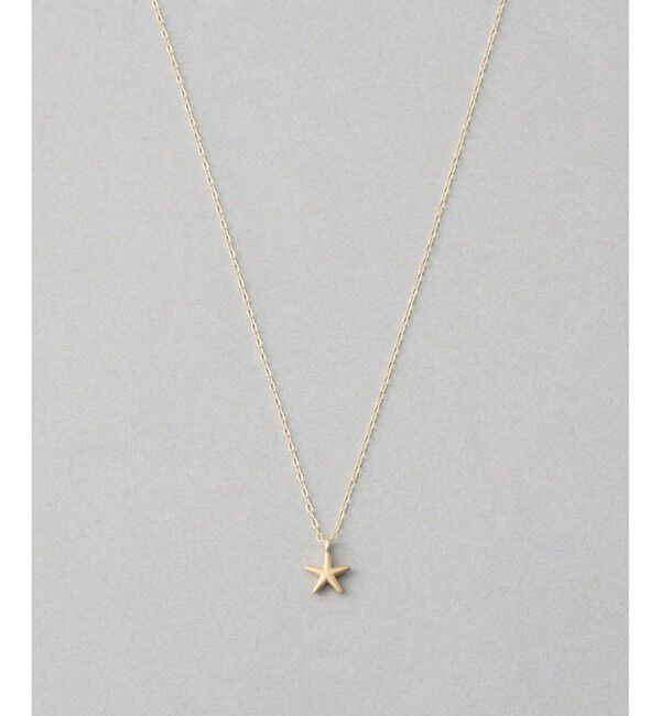 Jouete「[レイヤー] K10YG ネックレス スターフィッシュ」|ネックレス|イエローゴールド
