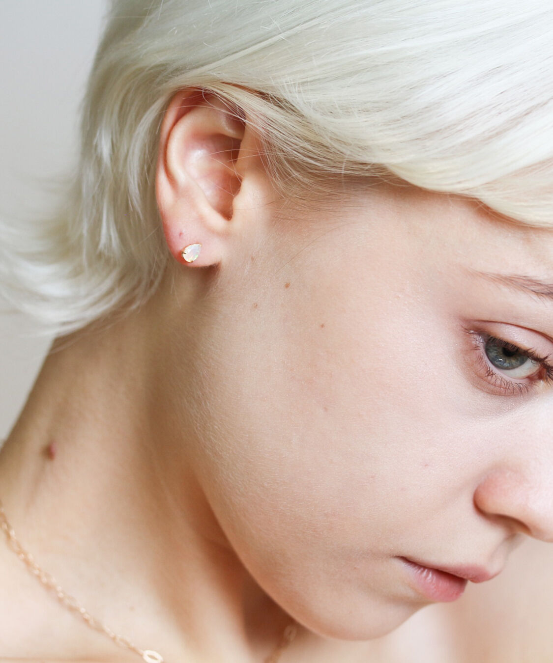  「オパール ピアス  | K18」|ピアス|