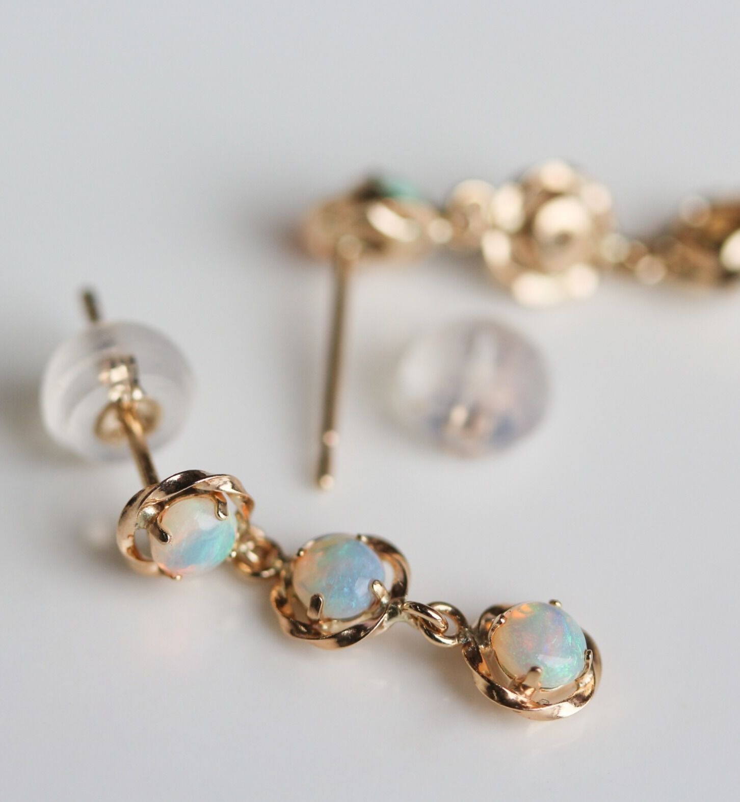 「オパール ピアス | K10YG」|ピアス|