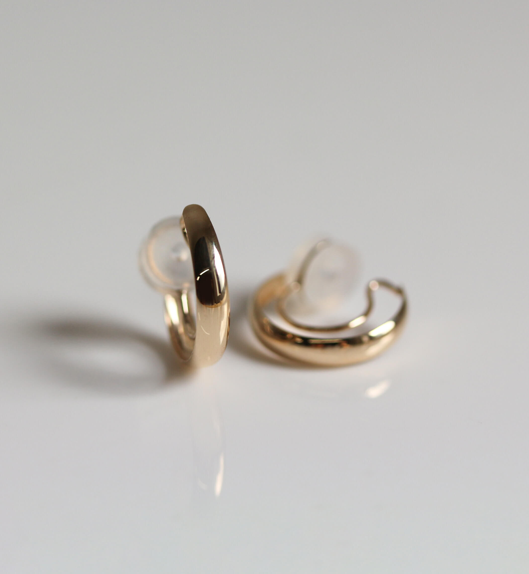  「ゴールド フープ イヤリング | K10YG」|イヤリング|K10 イエローゴールド