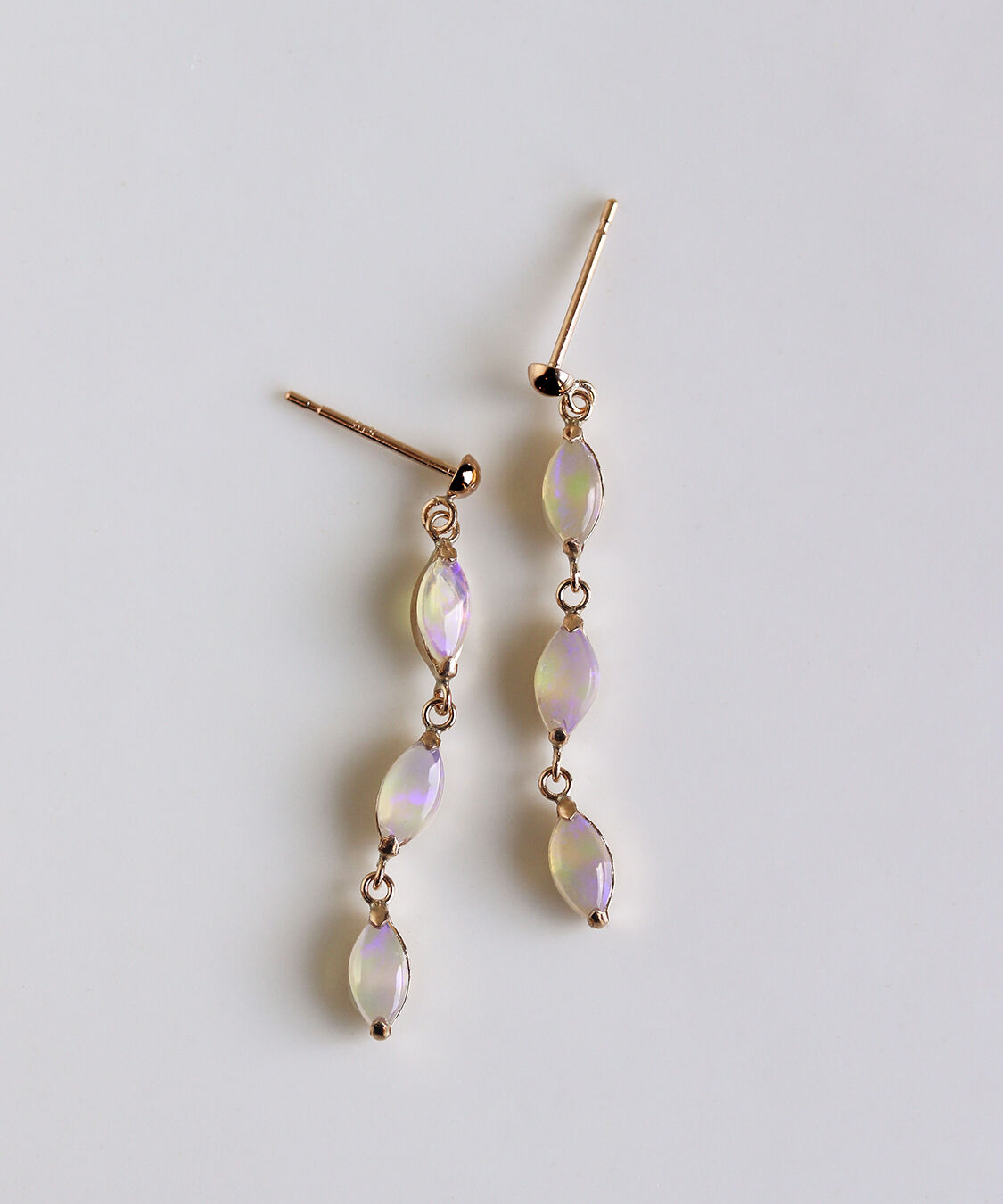  「オパール ピアス | K10YG」|ピアス|K10 イエローゴールド