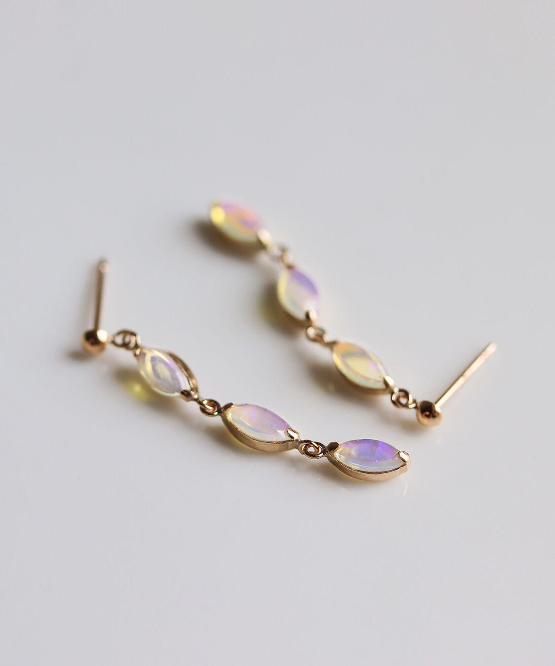  「オパール ピアス | K10YG」|ピアス|