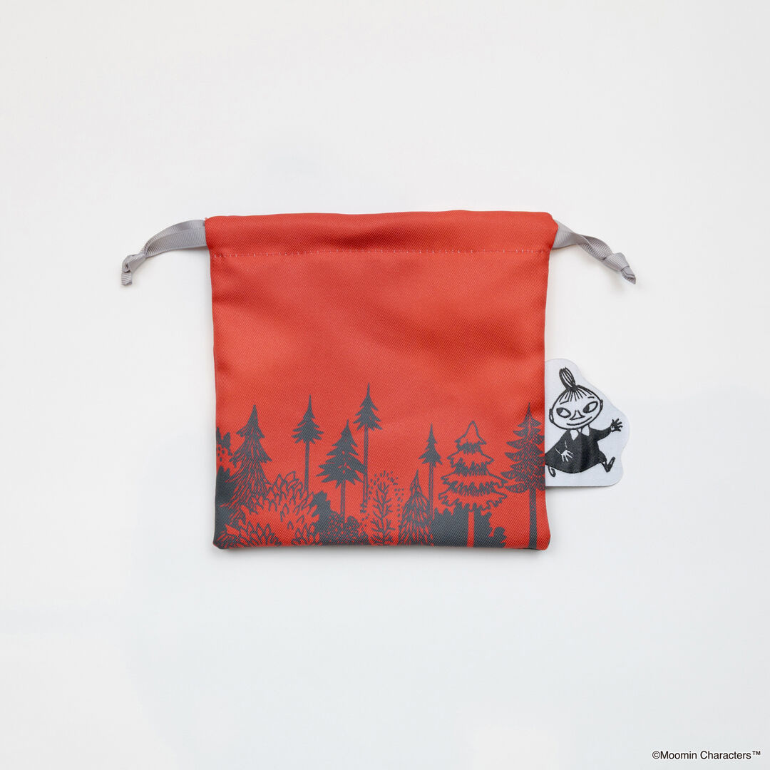  「MOOMIN LITTLE MY 巾着」|ポーチ|RED