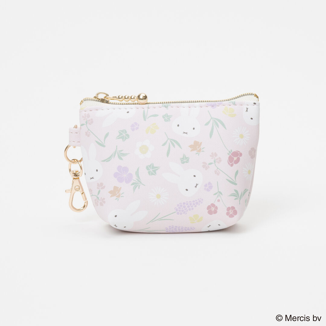  「MIFFY Floral pattern マイクロ台形ポーチ」|ポーチ|PNK