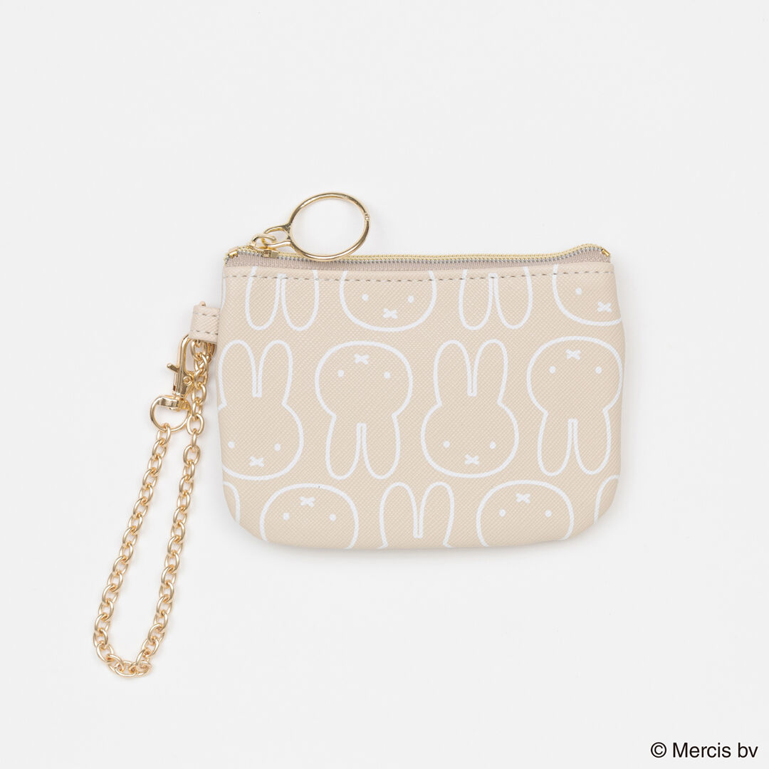  「MIFFY コイン＆パスケース フェイスモチーフ」|コインケース|