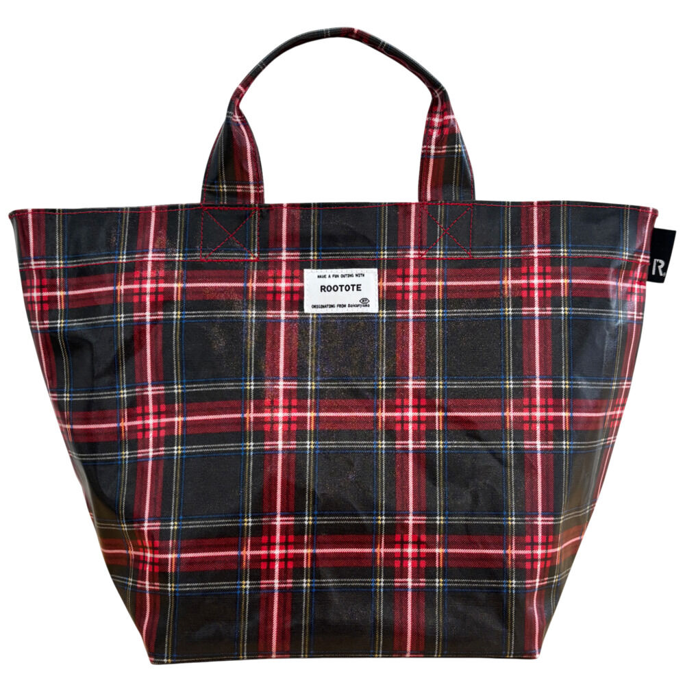 ROOTOTE「ルートート ラミネート ROOTOTE 3608 通販 トートバッグ トートバック 横型 舟形」|トートバッグ|レッド1