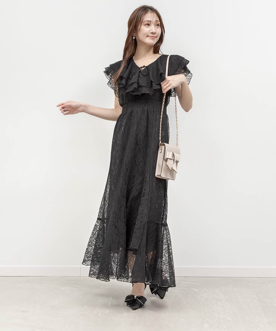  「2WAY 配色リボンアンクルストラップパンプス」|パンプス|