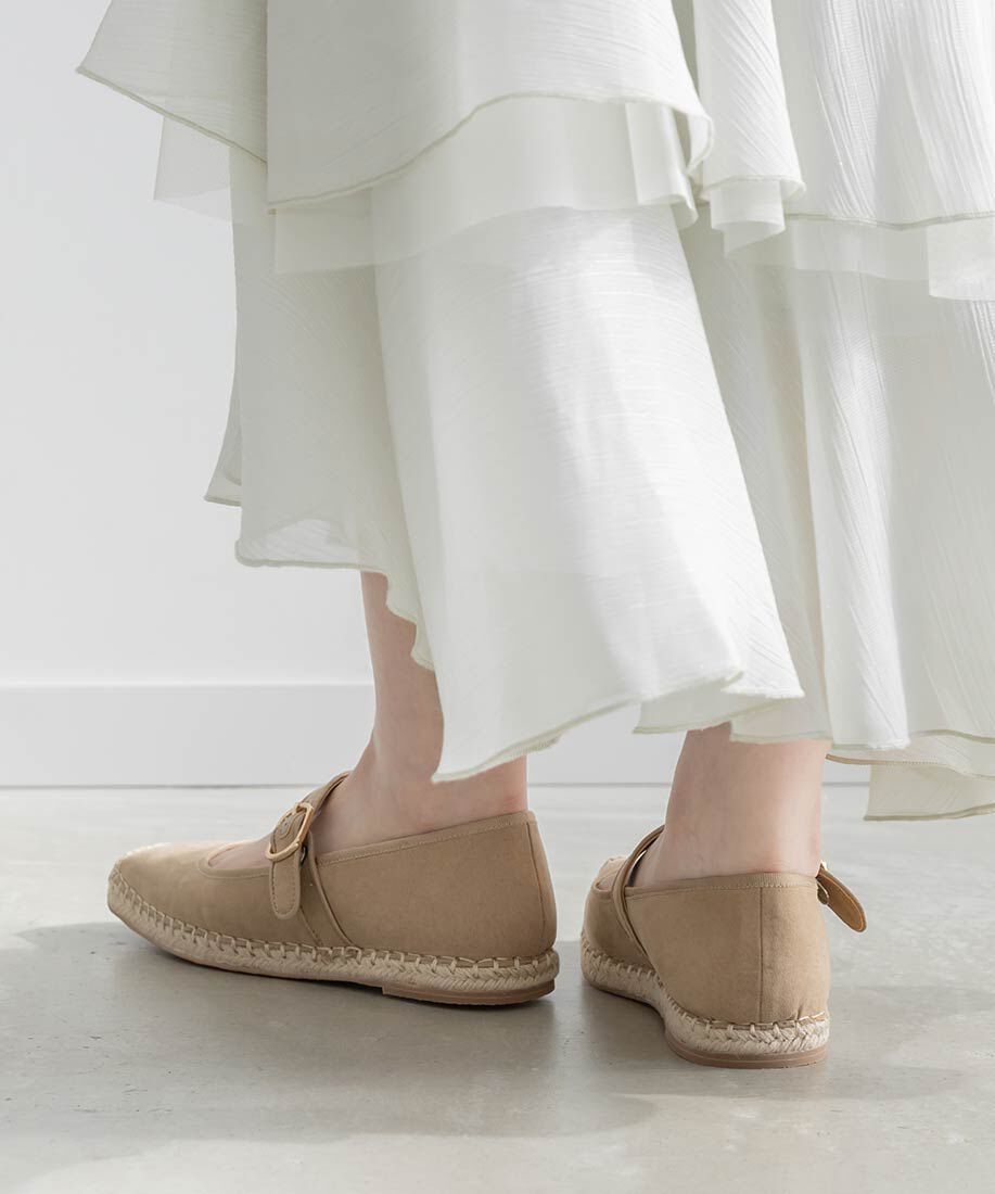  「エスパドリーユライクメリージェーンパンプス」|パンプス|