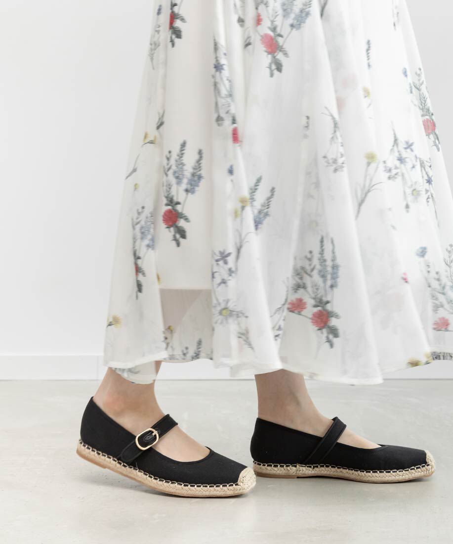  「エスパドリーユライクメリージェーンパンプス」|パンプス|