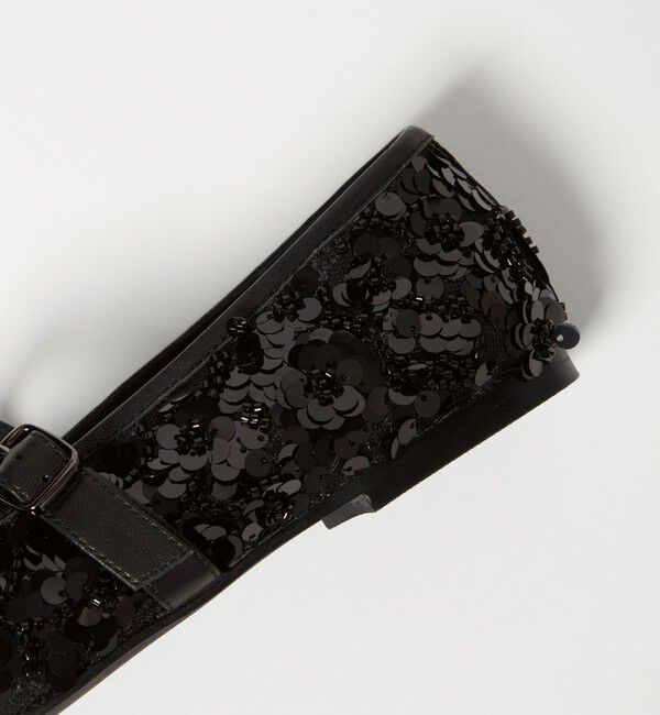 ODETTE E ODILE「メリージェーンスパンコール フラット10&uarr;」|パンプス|