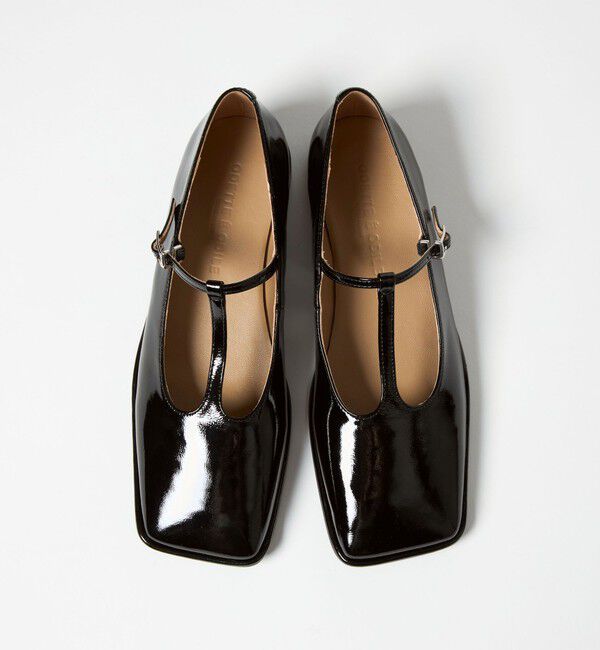 ODETTE E ODILE「ワイドスクエア Tストラップ フラット20&uarr;」|パンプス|