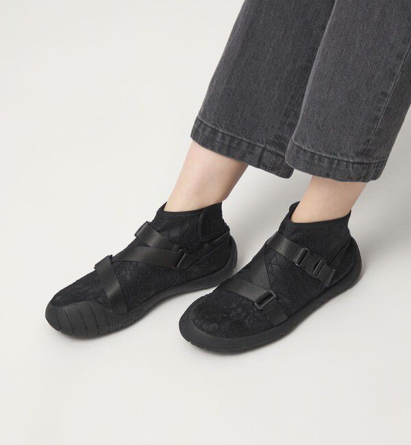 ODETTE E ODILE「＜SY＞オブリークレース ショートブーツ30」|ショートブーツ|