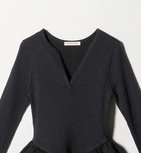 AEWEN MATOPH「＜AEWEN MATOPH＞バルーンコンビ 二ットプルオーバー ‐ ウォッシャブル ‐」|ニット・セーター|