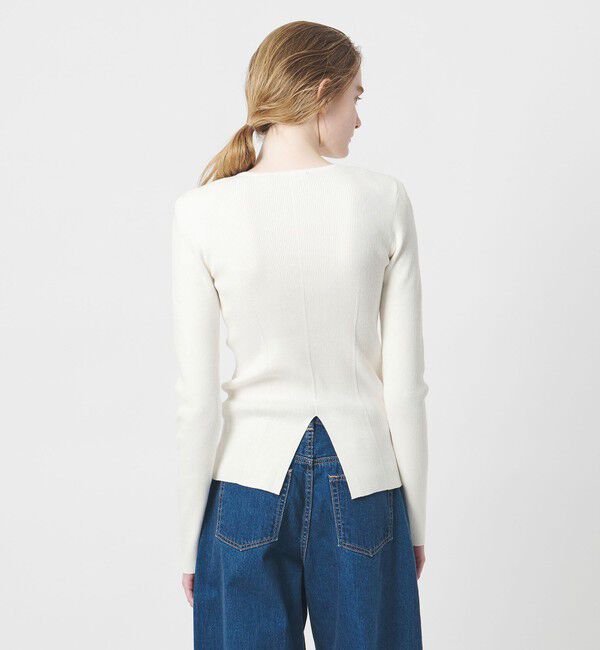 AEWEN MATOPH「＜AEWEN MATOPH＞コットンカシミヤミックス ショルダーパッドニット」|ニット・セーター|