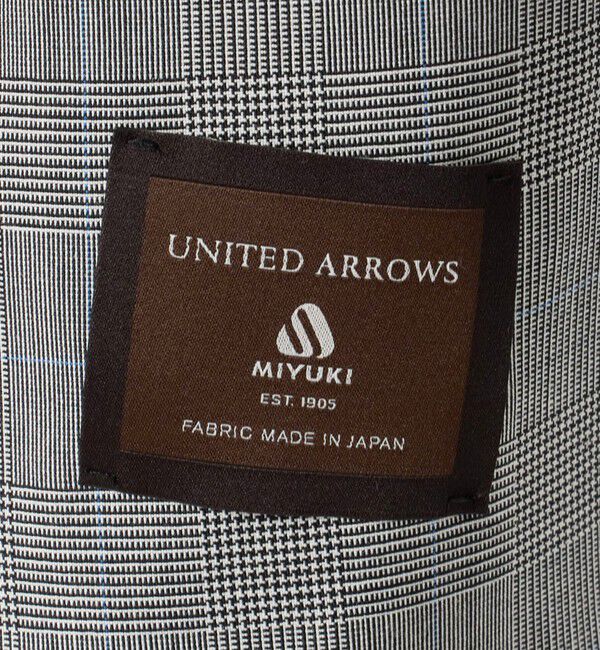 UNITED ARROWS「プリンス オブ ウェールズチェック シングル 3ボタン スーツ REGULAR MODEL」|スーツ|