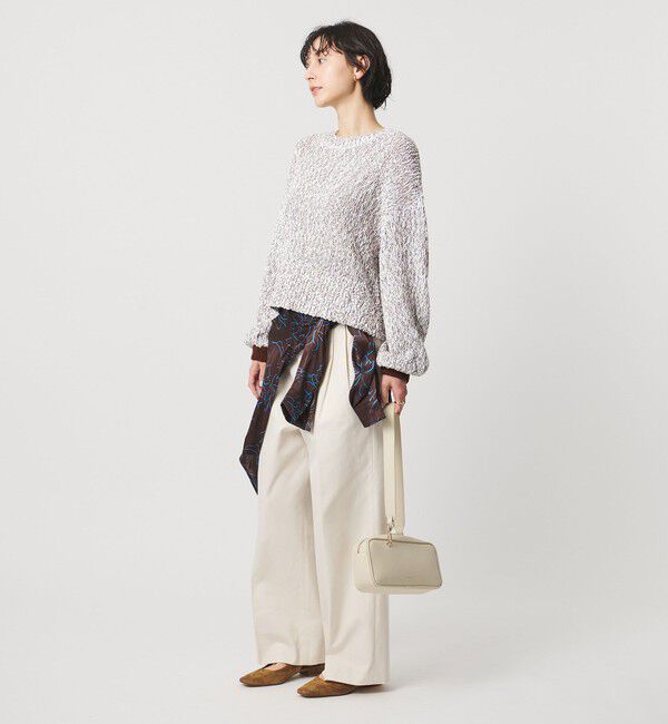 UNITED ARROWS「カラーミックス クルーネックニット」|ニット・セーター|