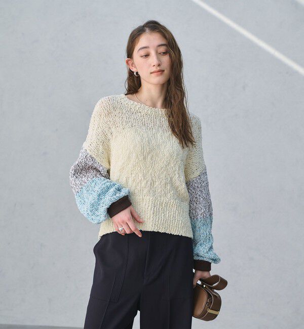 UNITED ARROWS「カラーミックス クルーネックニット」|ニット・セーター|その他1