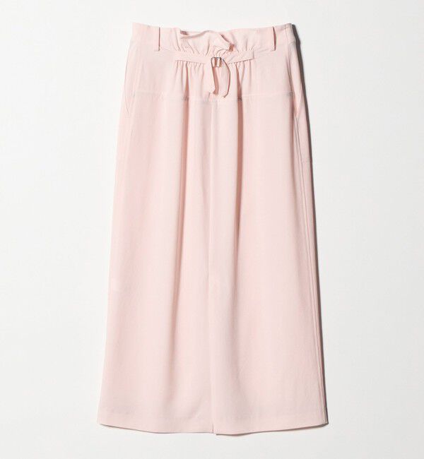 UNITED ARROWS「アセテートポリエステル ベイカースカート」|タイト|