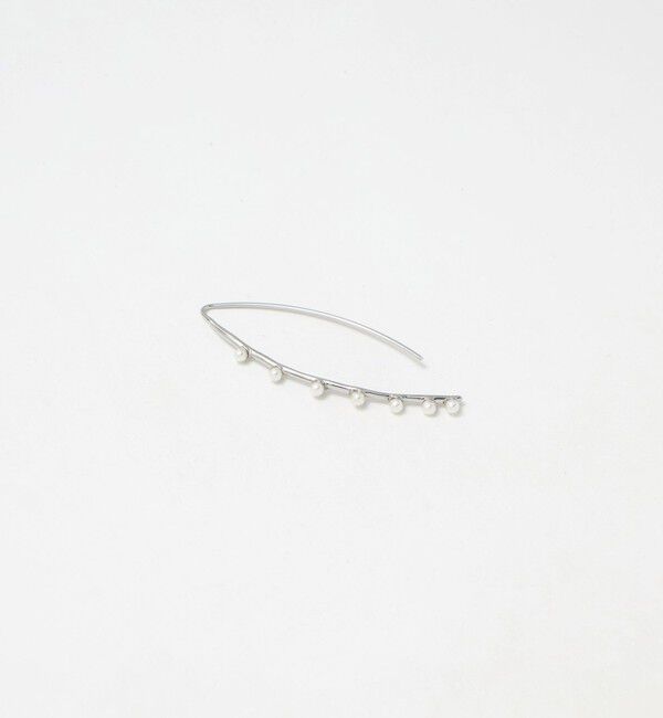 UNITED ARROWS「イミテーションパール フックピアス」|ピアス|