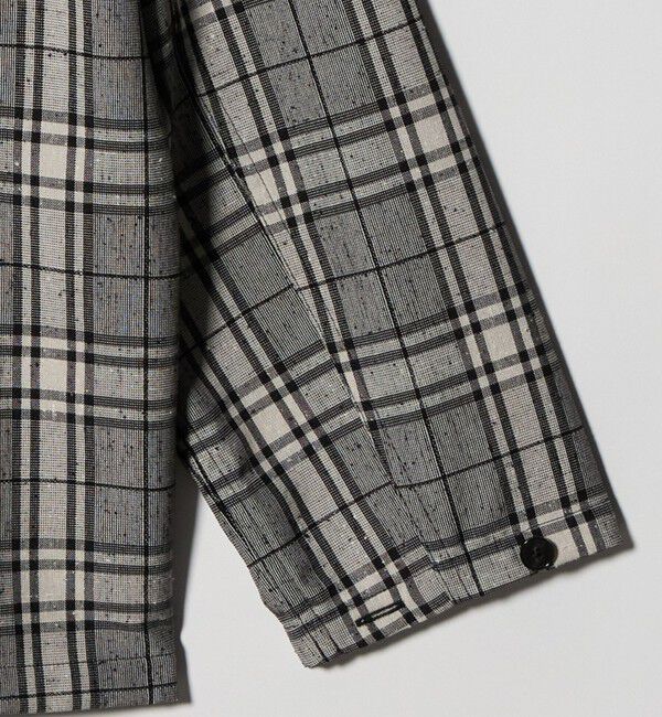 UNITED ARROWS「ネップクロス グレンチェック ユーティリティシャツ」|シャツ・ブラウス|