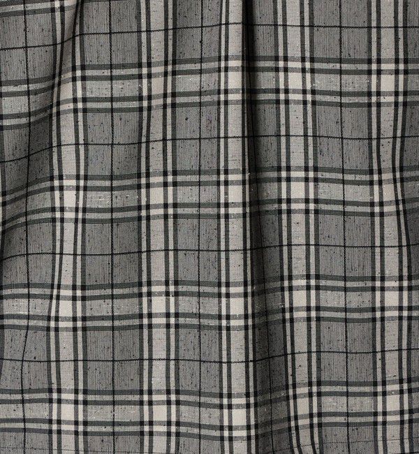 UNITED ARROWS「ネップクロス グレンチェック ユーティリティシャツ」|シャツ・ブラウス|